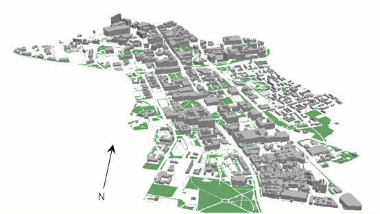 3D visualisation of Oxford Road Corridor